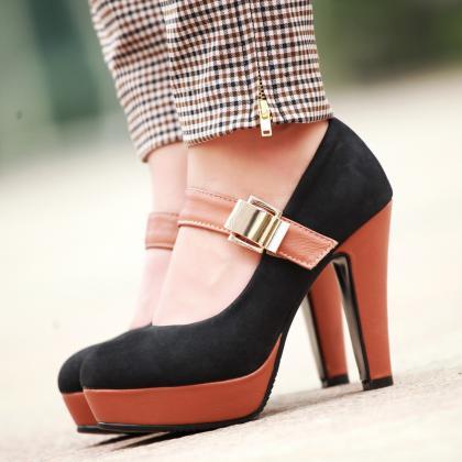 Rome Style Platform Shoes For Women Fashion Thick..