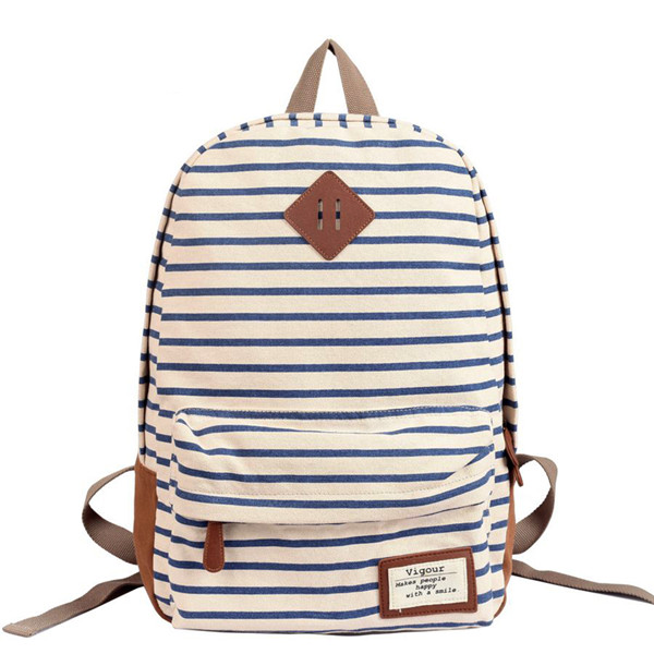 backpack with stripes